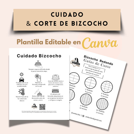 Cuidado de Bizcocho & Guia de corte de Bizcocho